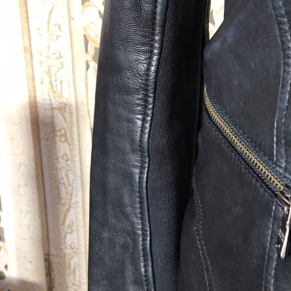 Marc New York Andrew Marc woman’s small black leather jacket - Picture 4 of 9